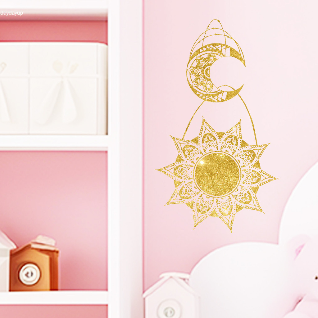 Raya Moon Wall Sticker Living Room Glass Door and Window Sticker ...