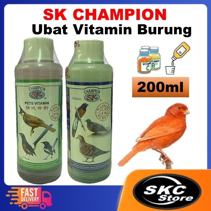 SK CHAMPION Bird Vitamin / Vitamin Burung (200ml) Shopee Malaysia