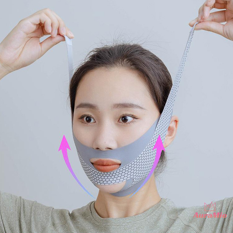 [AuraMio] Face-Lift With Sleep Face V Shaper Facial Slimming Relaxation ...