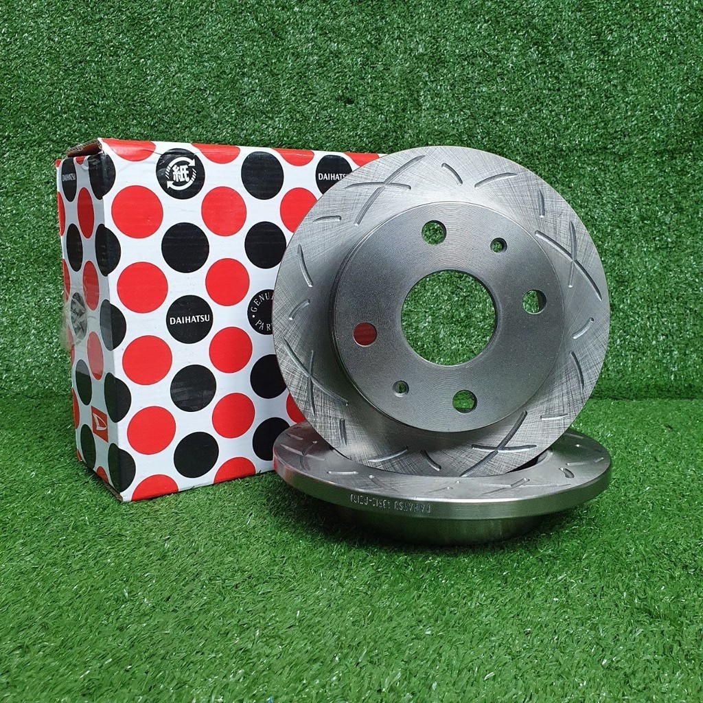 DAIHATSU DRILLED SPORT DISC ROTOR SET FOR PERODUA KELISA / KENARI ...
