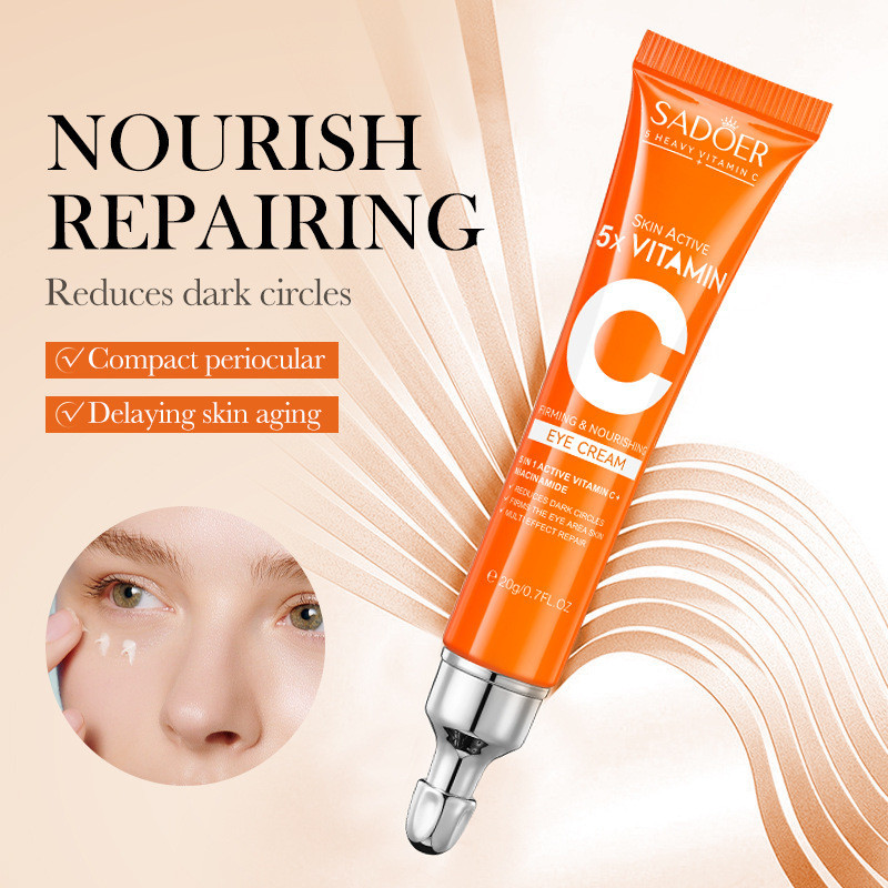 SADOER 5X Vitamin C Nicotinamide Firming Repairing Eye Cream for
