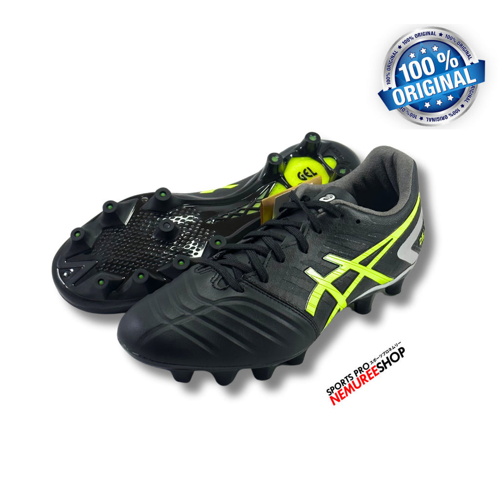 ASICS Soccer Shoes DS LIGHT WIDE (BLACK/SAFETY YELLOW) | Shopee