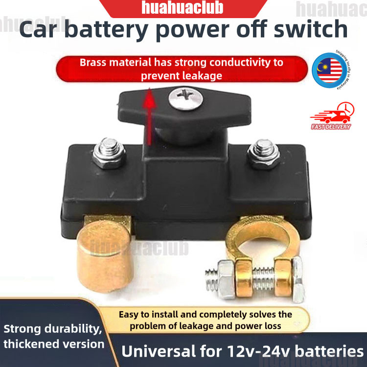 2X Battery Switch Disconnect Isolator Master Power Cut-Off ON/Off For RV ATV Car - Foto 4