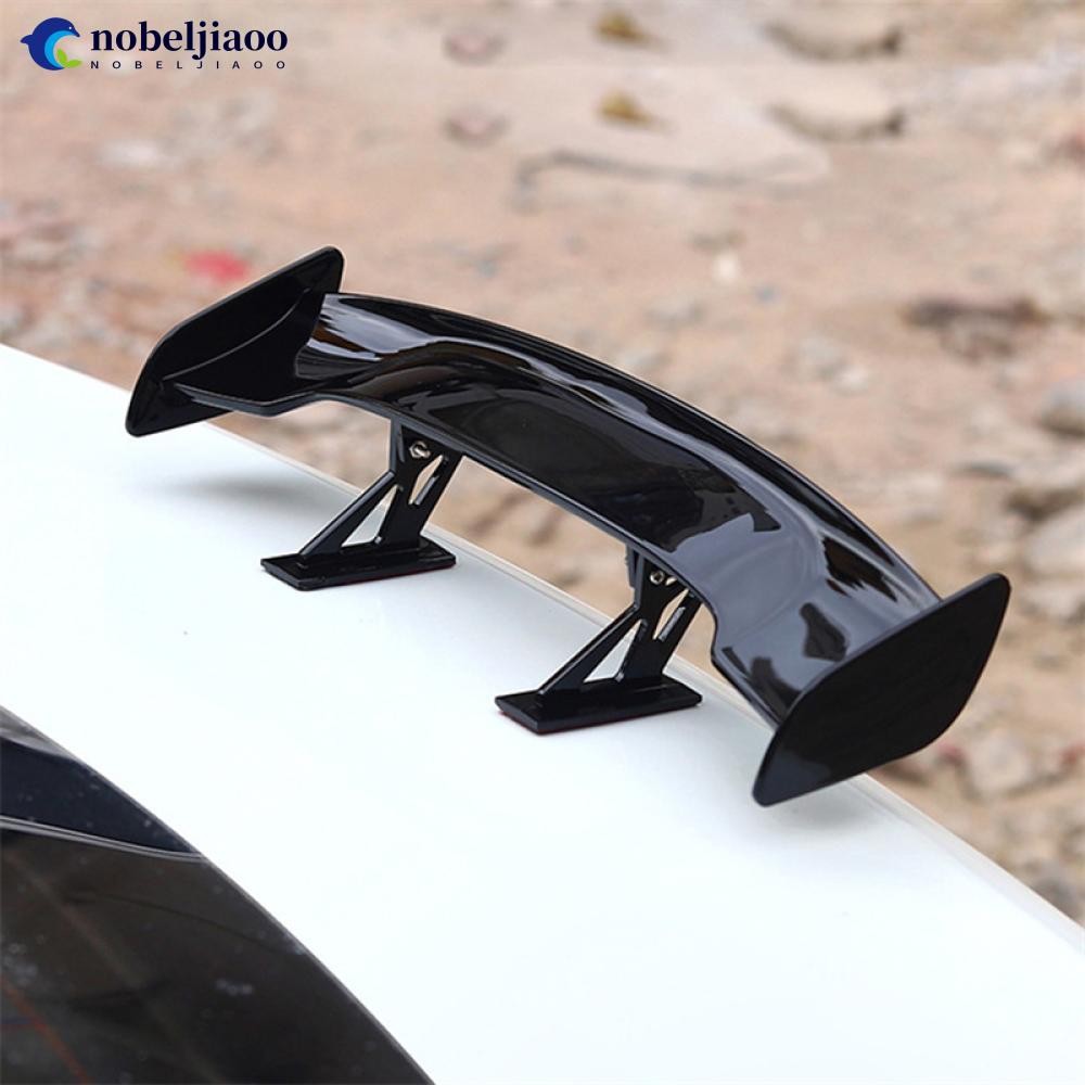 NOBELJIAOO Universal Car Mini Tail Wing Carbon Fiber Look Mini Modified ...
