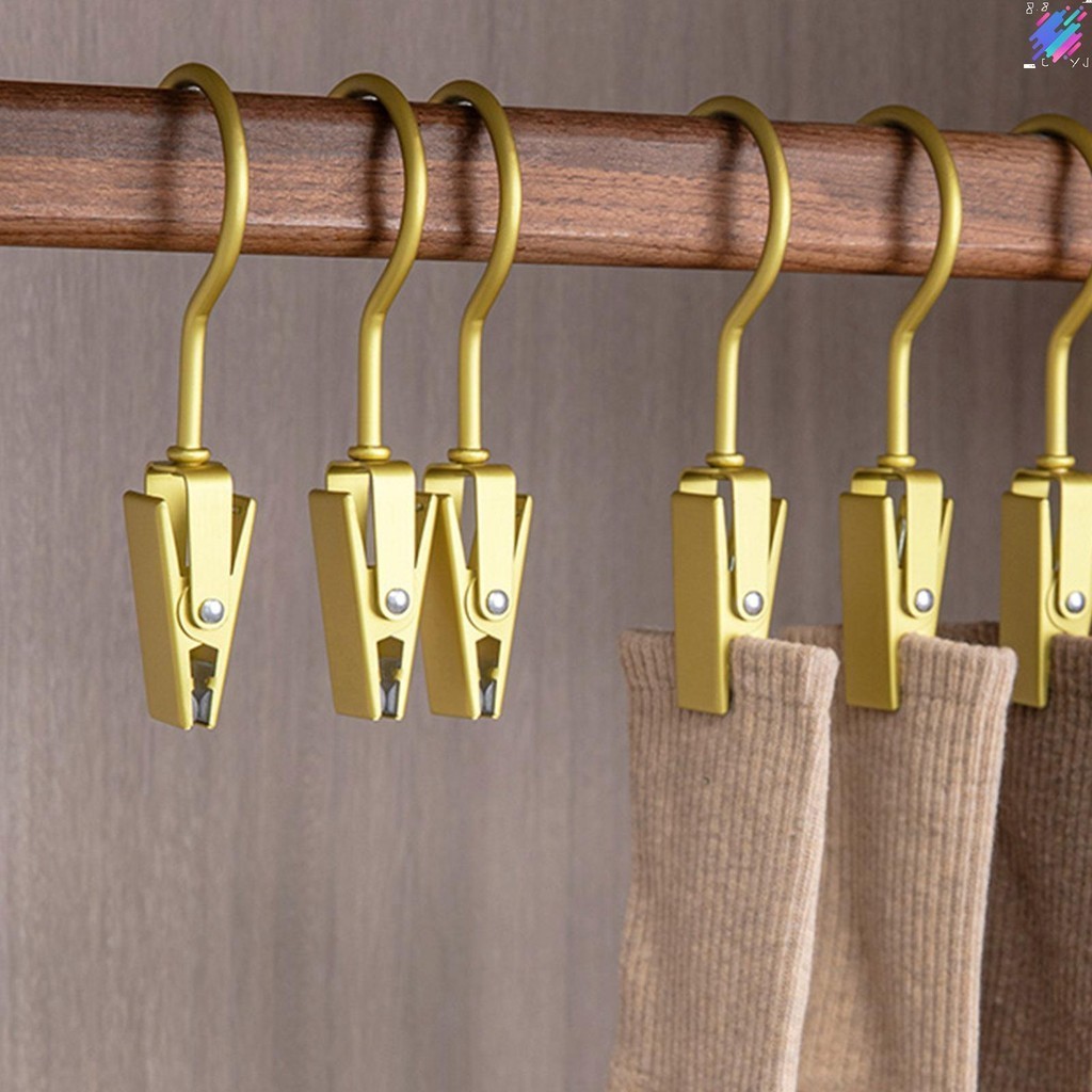 Heavy-Duty Metal Hook Clip Heavy Duty Laundry Hooks with Clips | Shopee ...