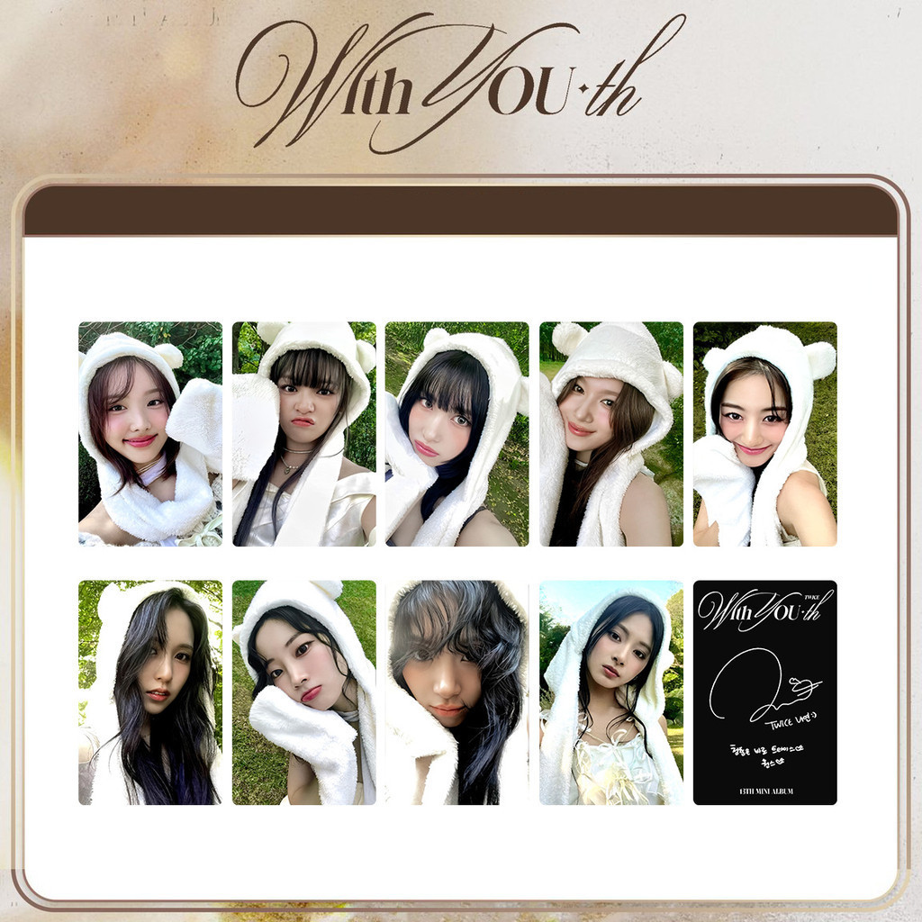 124 Cartes TW Kpop - Mini Cartes Et Autocollants Album With YOU-th - Collection Fan, Décoration, Cadeau - 124 Pièces Cadeau Fan Kpop Twice