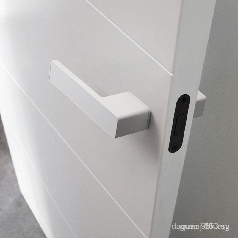 Italian Minimalist Door Lock Indoor Bedroom Noiseless Magnetic Suction ...