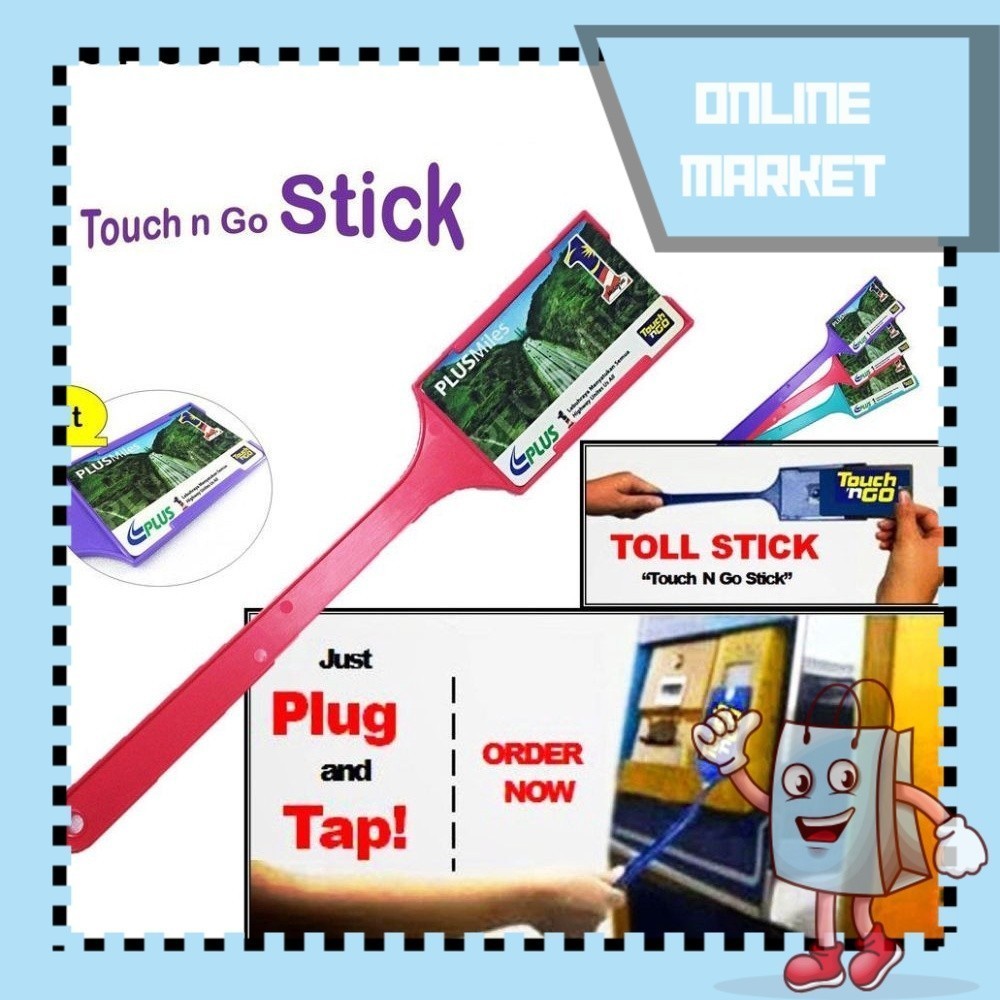 🔥READY STOCK🔥 2in1 Touch n Go Stick L33.7cm*W5.7cm | Shopee Malaysia