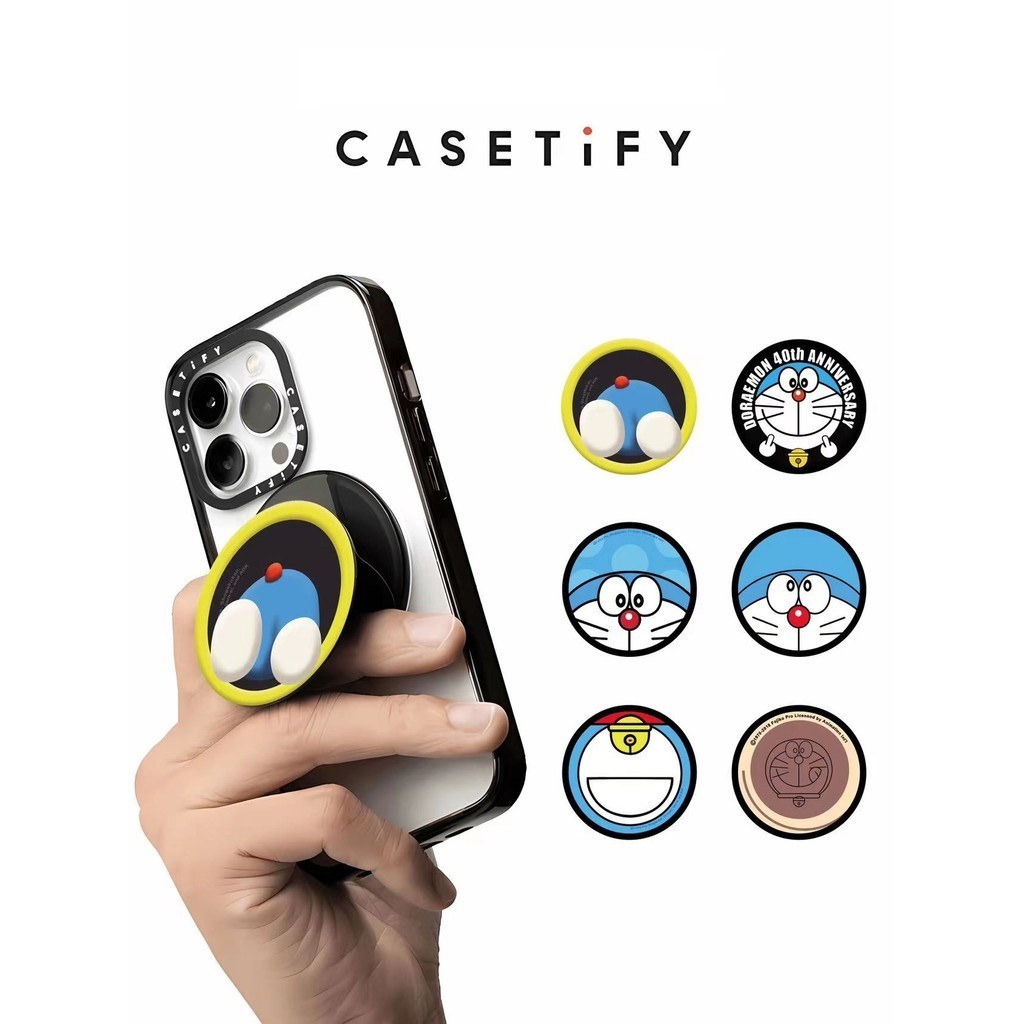 新品 CASETiFY × ドラえもん Pass Loop 不用 Grip Stand