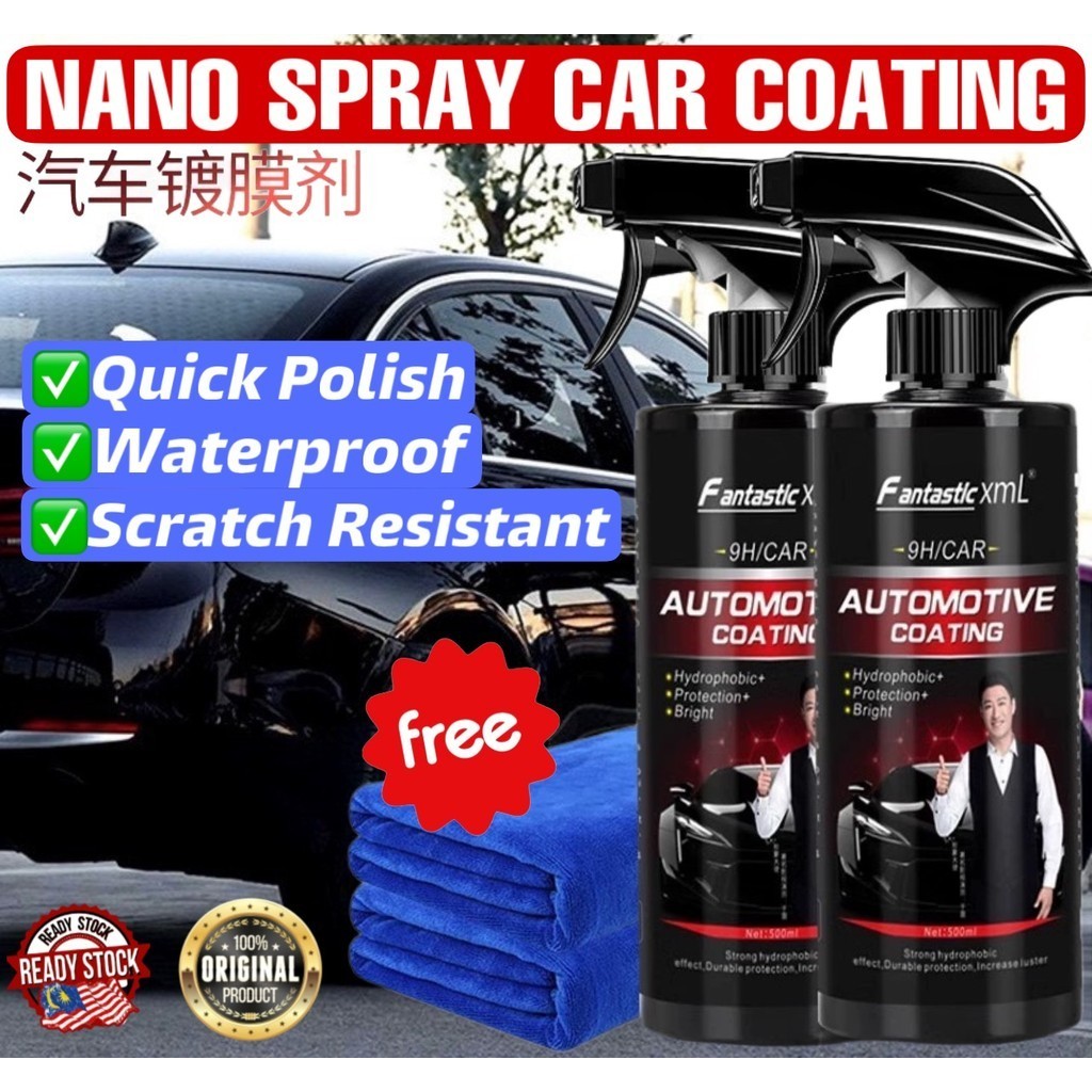 Automotive Coating Ceramic Nano Car Coating Spray 500ML Car Care ...