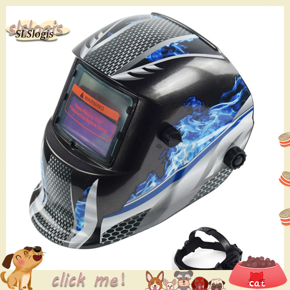 SGW_ Rechargeable Big View Solar Welding Helmet Auto Darkening Welder Goggles Mask Shopee Malaysia