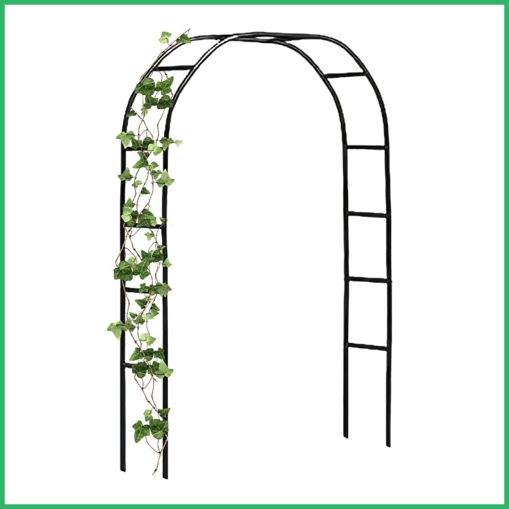 Outdoor Garden Arbor Metal Trellis Arch For Climbing Plants Plant ...
