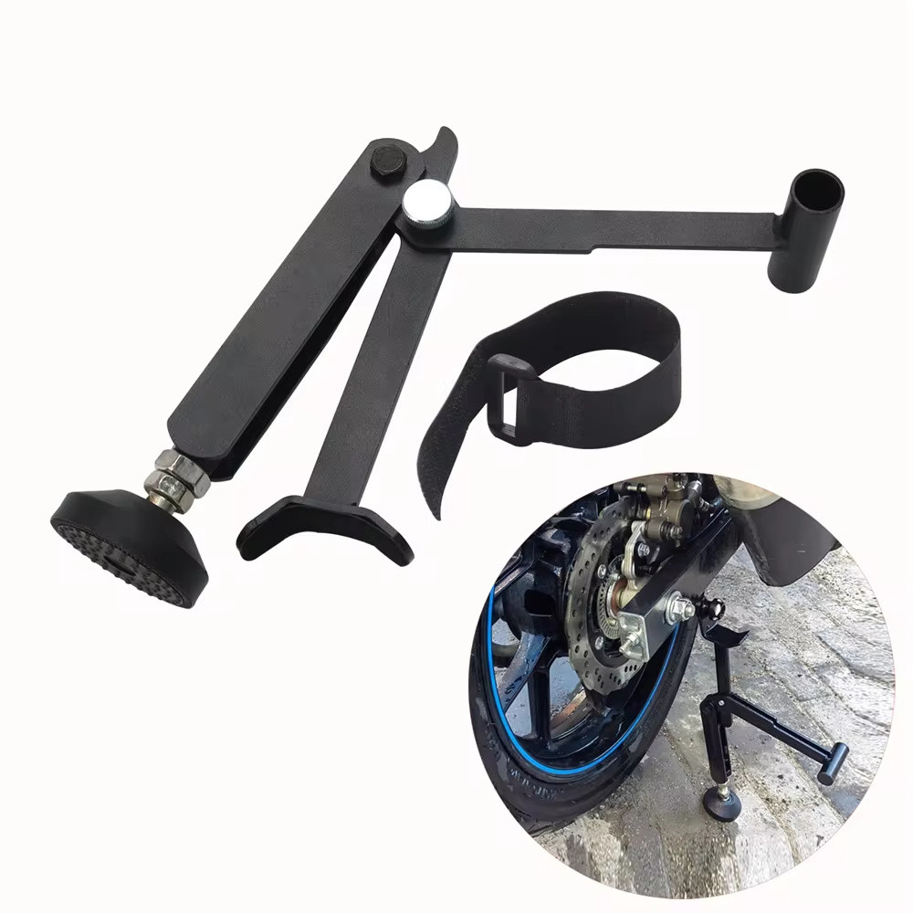 Support De Levage Pliable Pour Moto - Châssis Stable Et Robuste, Idéal Pour L'entretien