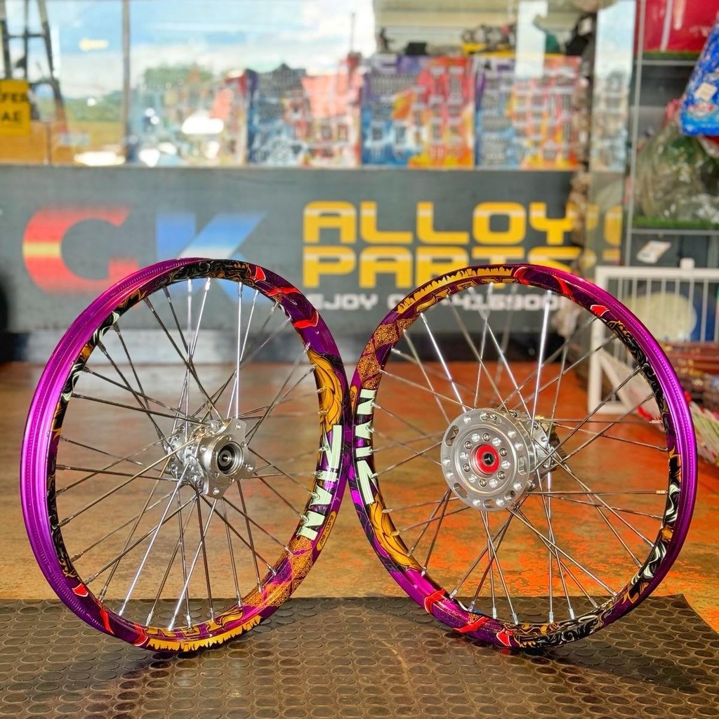 RIM ALLOY ZIAN 17 x 1.40 SIAP HUB ALLOY DRAG DEPAN DAN BELAKANG UNTUK ...
