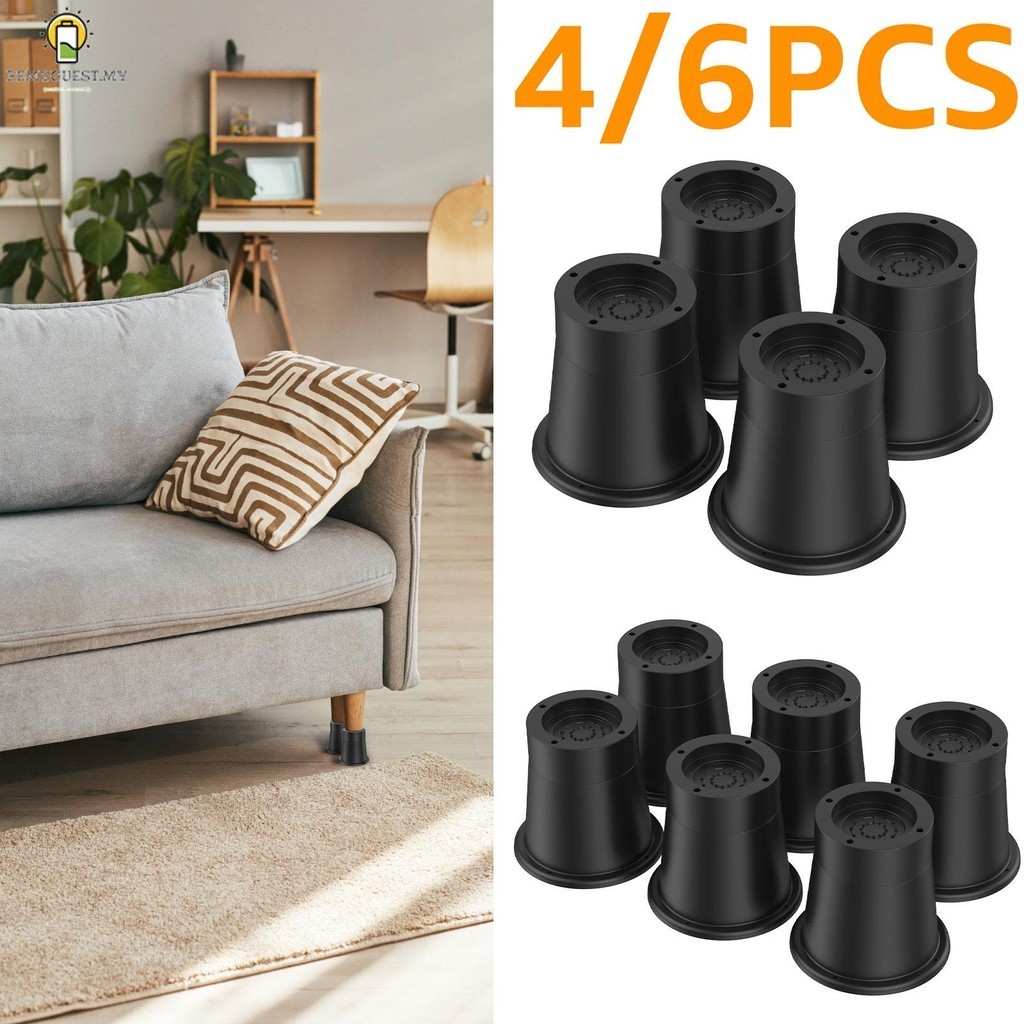 Bed Risers Round Furniture Risers Rubber Sofa Riser Supports Up to 6000