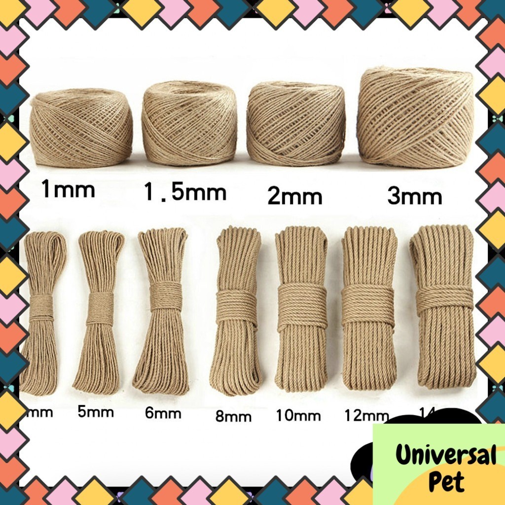 Hemp Rope Scratching Post Climbing Cat scratch board Tali Guni Rami