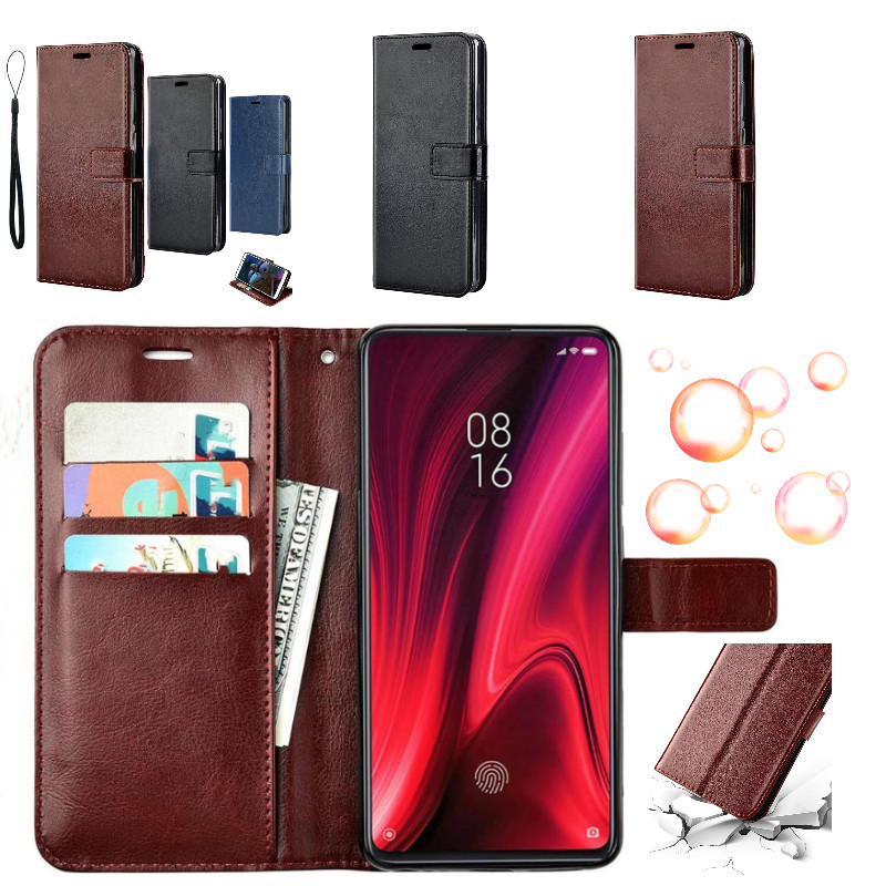 SEAHAI Cover per Vivo Y19s, Ultra Sottile Custodia Premium PU Pelle Portafoglio Kickstand Slot per Schede [RFID Blocking] TPU Antiurto Flip Cover Libro - Nero