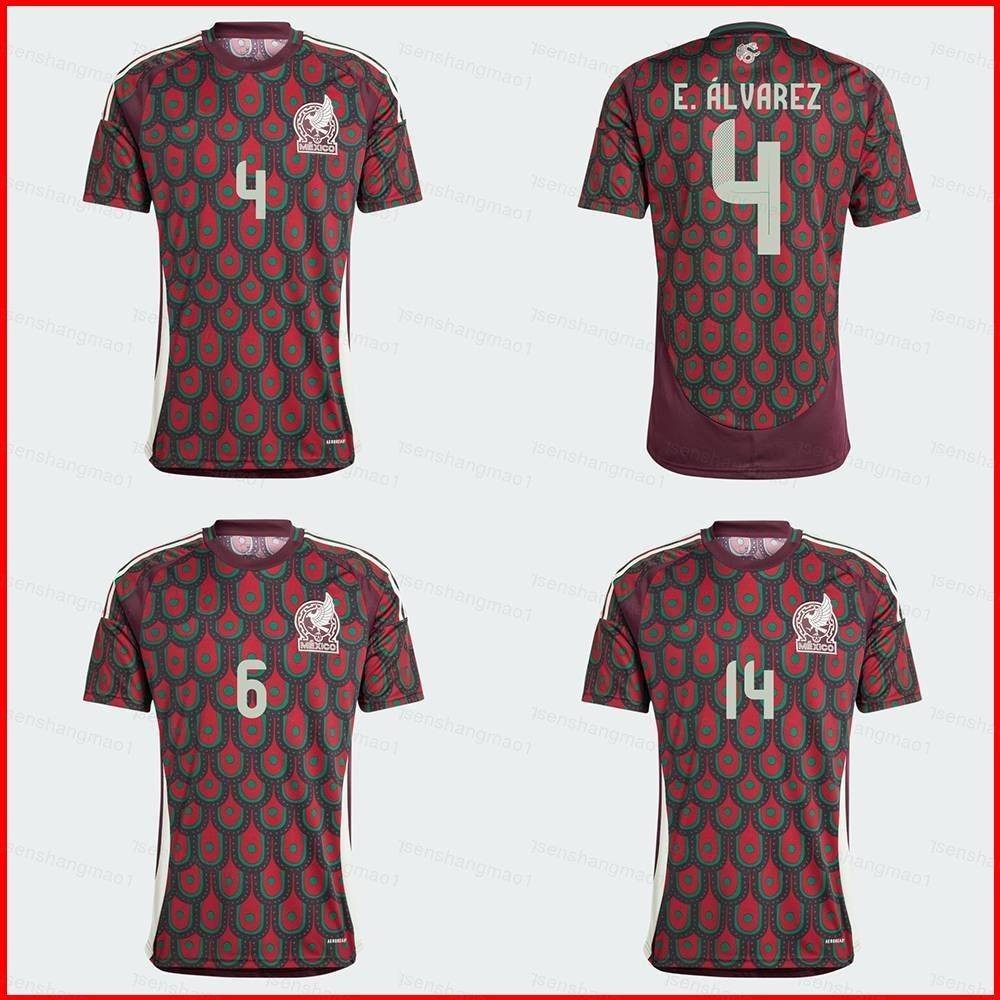 pin1 2024-2025 Mexico national home Jersey Alvarez Sanchez Arteaga