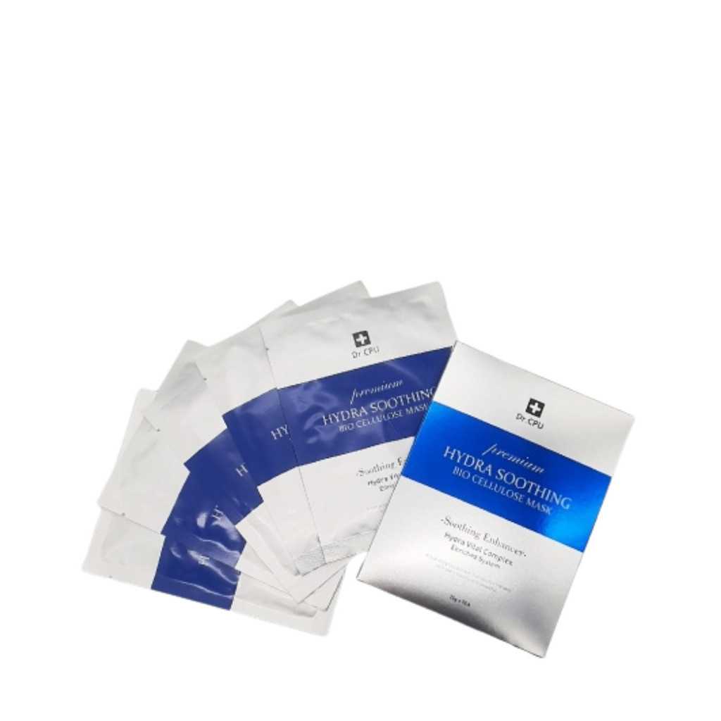 【Dr.CPU】Hydra Soothing Bio-Cellulose Mask 5*25gm - 하이드라 수딩 바이오 셀룰로오스 ...