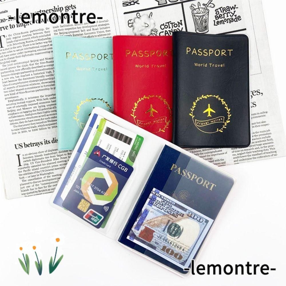 LEMONTRE Document Credit Card , Waterproof Packet Passport Cover