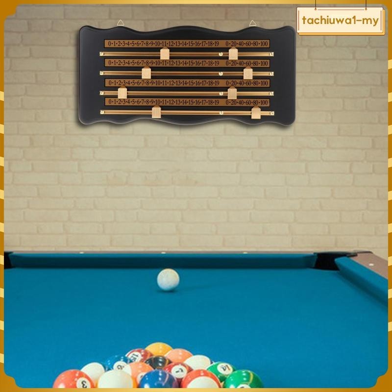 [TachiuwadcMY] Shuffleboard Wall Mounted Scoreboard Scoring Board Wood