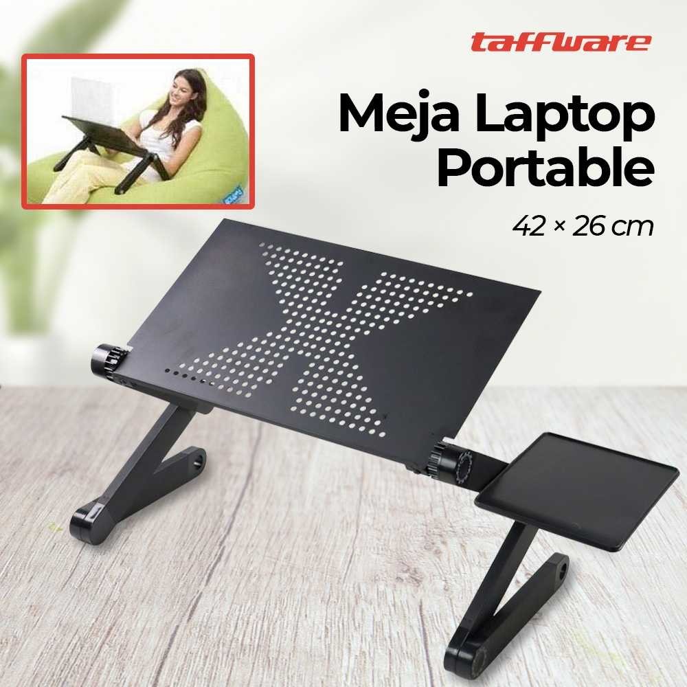 Aluminum Portable Laptop Table With Foldable Table Mouse Placemat ...