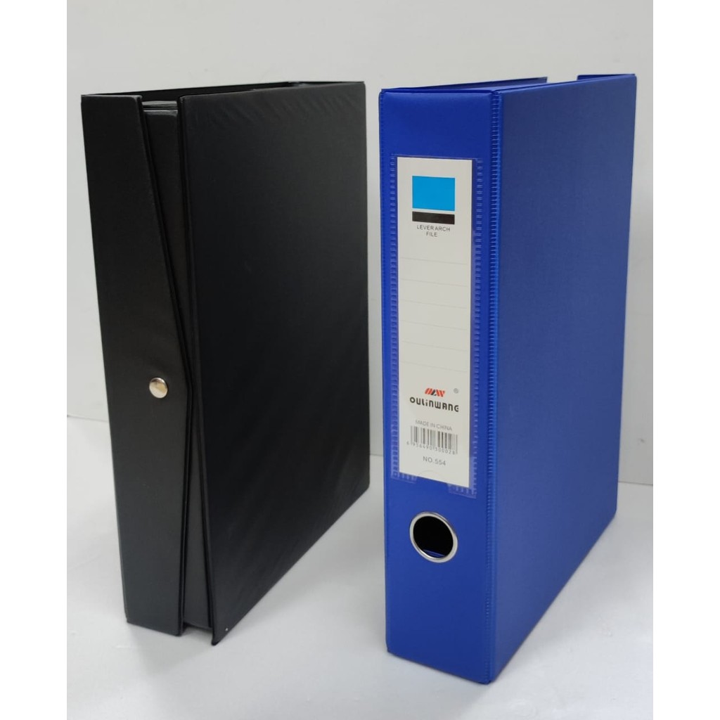 OuLinWang A4 PVC Box File With Magnetic Button (A4 Size) - (No.554 ...