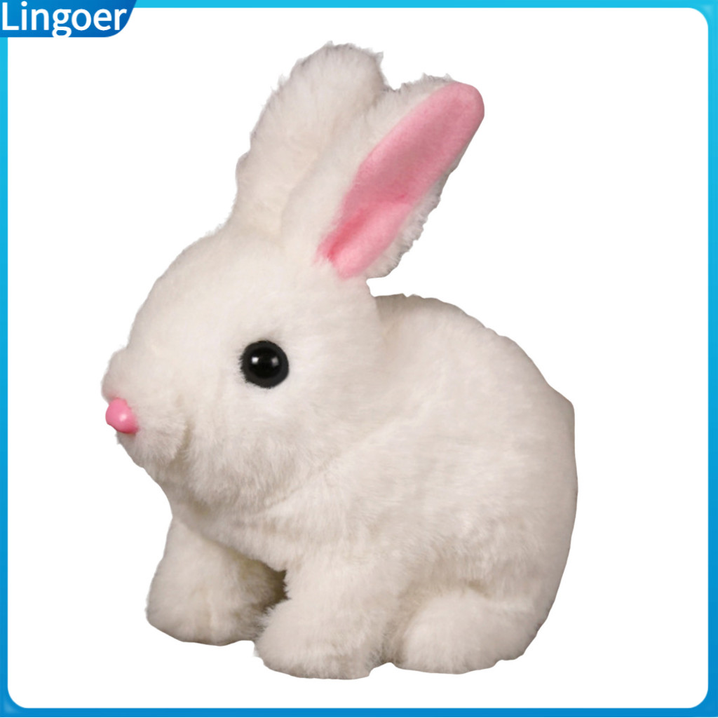 Lingoer| Rabbit Toy for Families Touch Bunny Toy Jumping Rabbit Plush ...