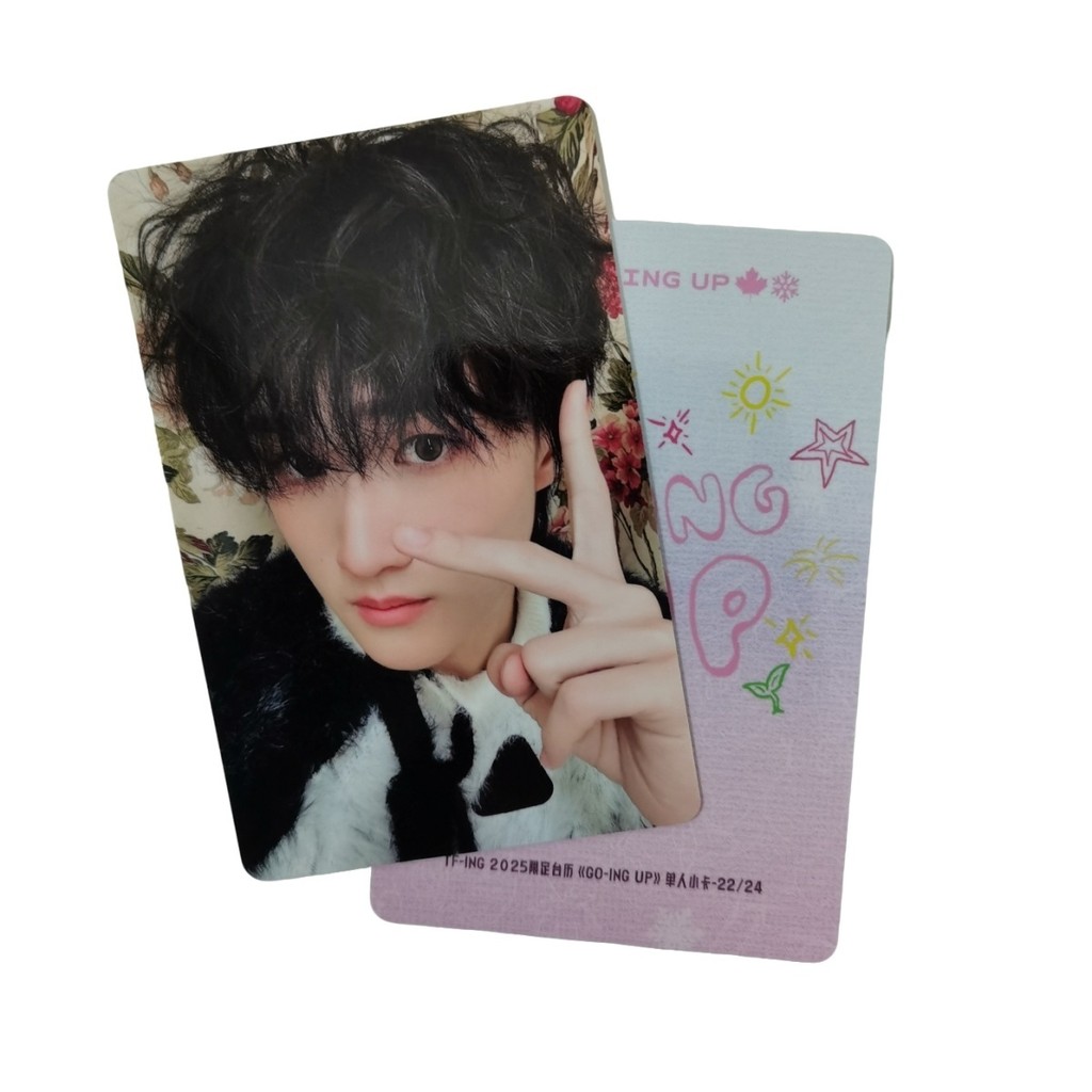 Tf Family Third Generation TF-ING 2025 Desk Calendar Photocard Brand ...