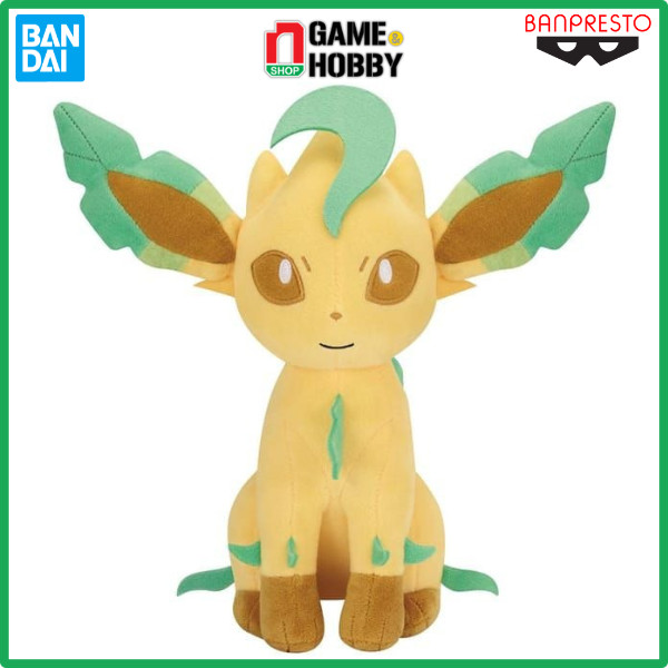 Pokemon EEVEE FRIENDS - LEAFEON - BANPRESTO BIG PLUSH Genuine BANDAI ...