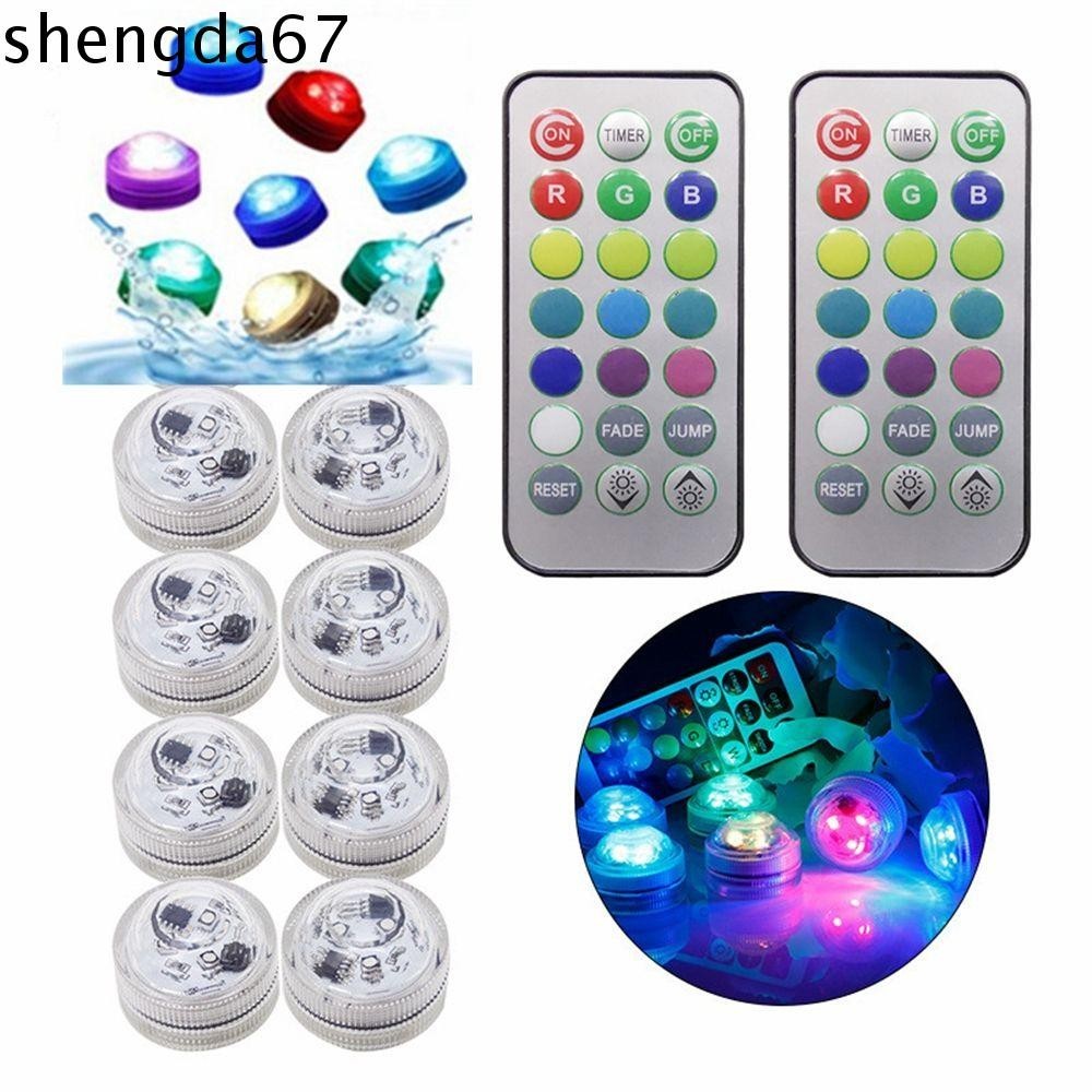 Mini Dive LED Light With Remote Control, Waterproof RGB, 54% OFF