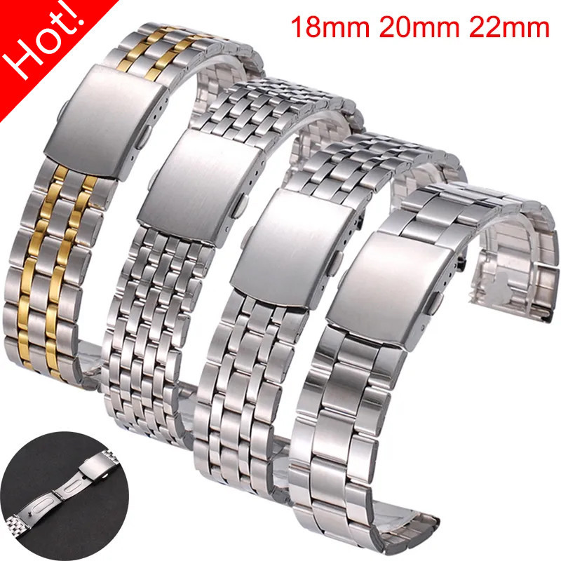 Best Buy Shopping Stainless Steel 18 mm Watch Band ZC-18SAS-SS-MOM_K0014507 main image 1
