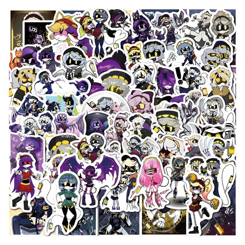 Z&M Murder Drones Stickers 60Pcs/Set Waterproof Stickers Decal for Toys ...