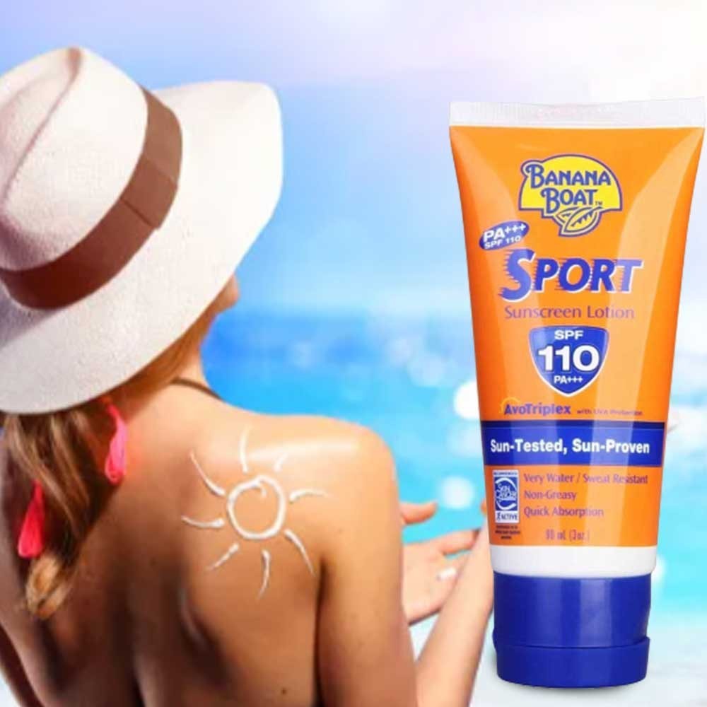 90ml SPF110+++ Banana boat sunblock swimming use isolation cream ...