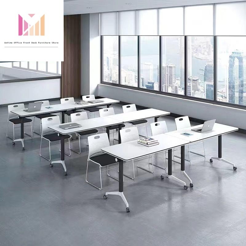 Office desk, combination table, conference table, folding splicing ...