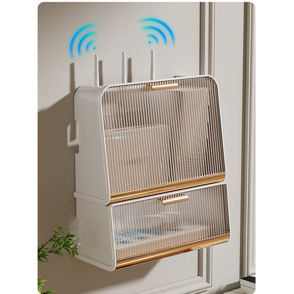 Wifi Rack Wall Hanging Router Rack Stand Home Storage Rack Wifi Router ...