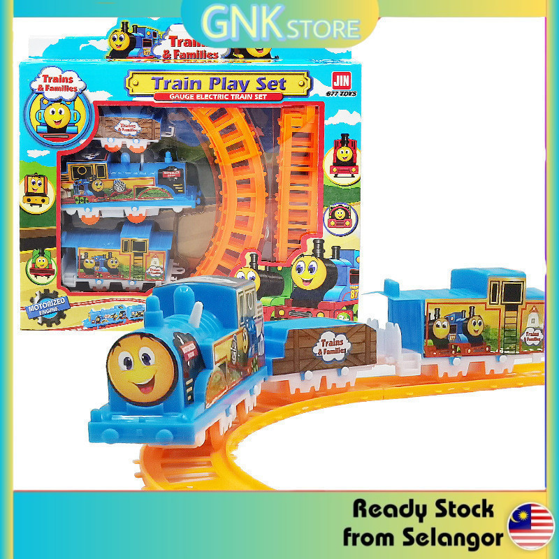 GNK STORE HOT Electric Train DIY Track Railway Playsets Children Toys