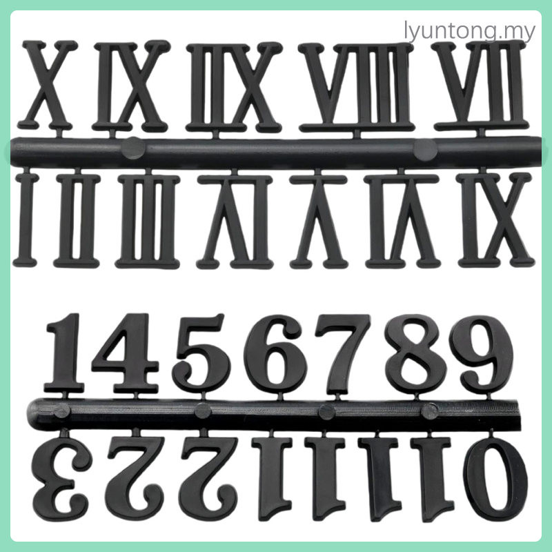 2 Sets Clock Numerals Kit Digital Clock Numbers Clock Arabic Number ...