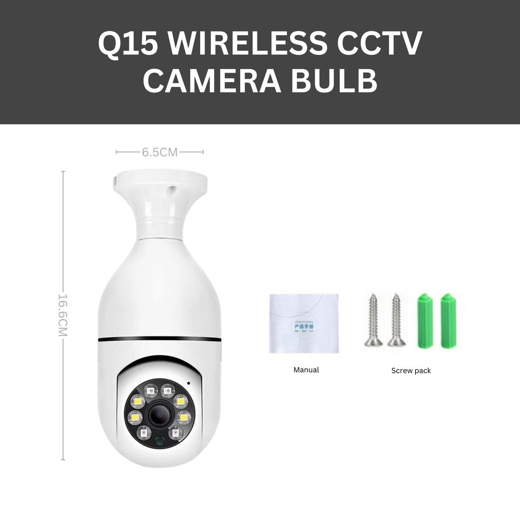 CCTV Wireless Camera Mini WiFi Security 1080p Night Version Two Way SD Card Outdoor