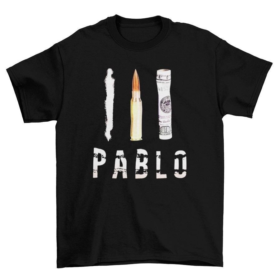 T-shirt Uomo Nera Pablo Cruise - Cotone 100% - Taglie S-5XL