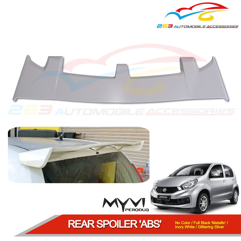 PERODUA MYVI LAGI BEST SE 2011-2017 REAR SPOILER WINGS 'ABS' | Shopee ...