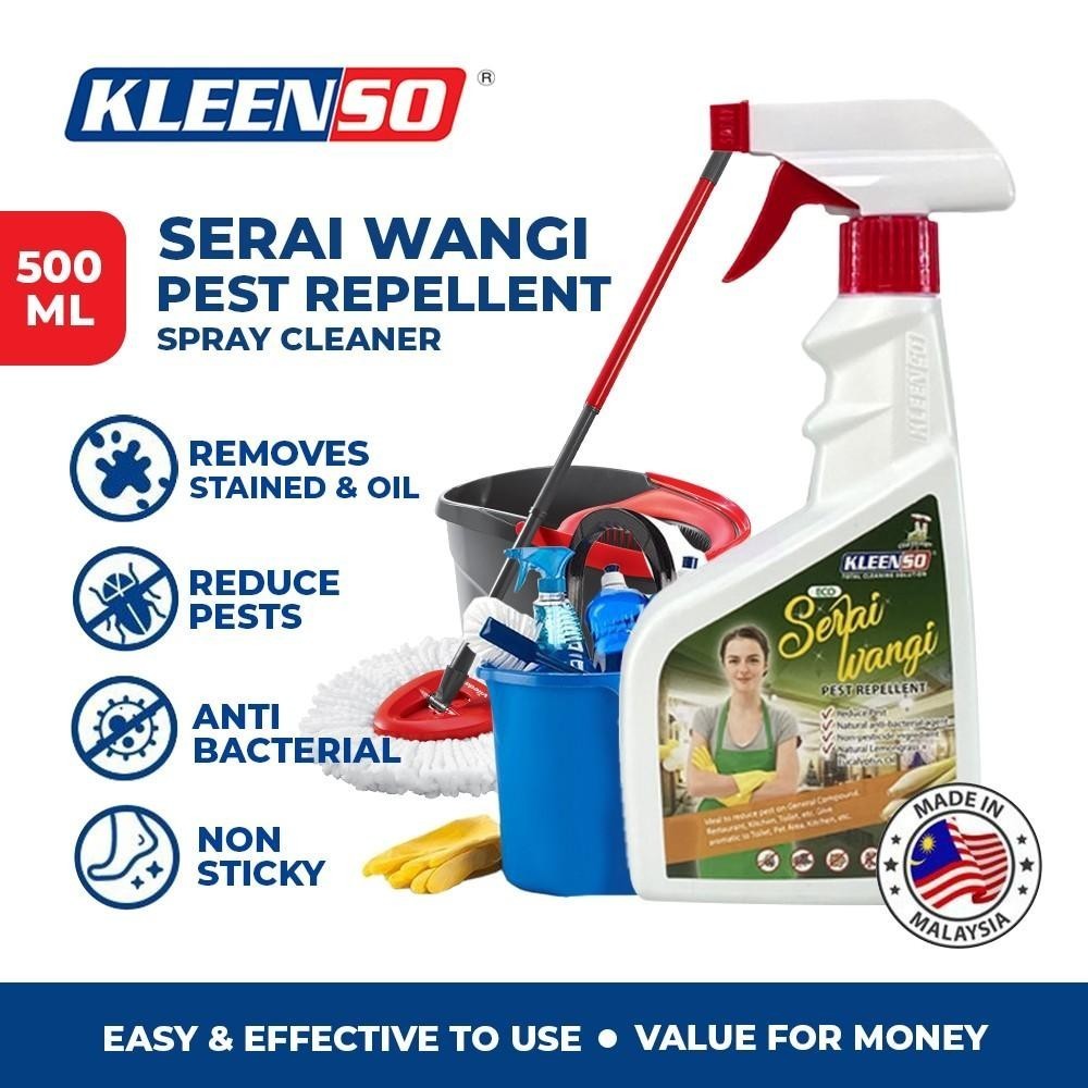 Kleenso Eco Serai Wangi Pest Repellent Cleaner Spray - Anti-Bacterial ...