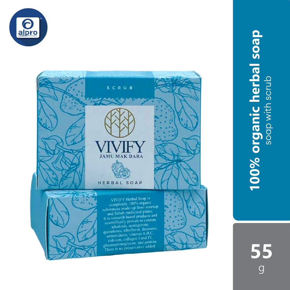 Vivify Herbal Soap Brightening 55g | Shopee Malaysia