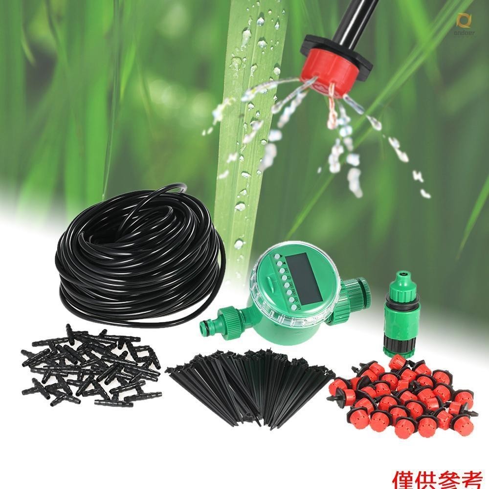 25m Micro Drip Irrigation System With Auto Timer Self Plant Watering ...