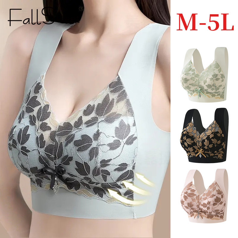 Fallsweet 40 95kg Sexy Lace Bras For Womens Plus Size Wire Free