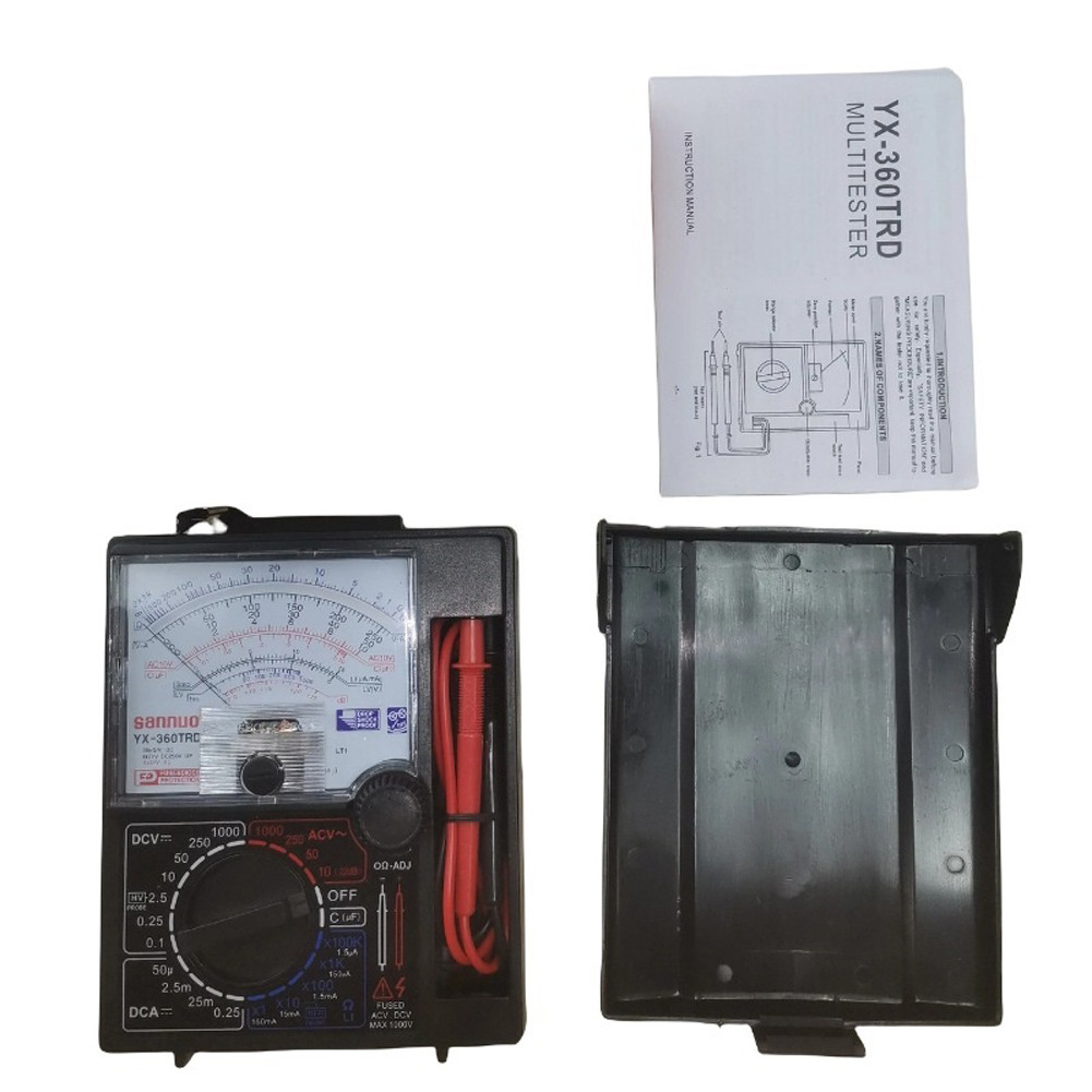 CHA HOT Handheld Pointer Analog Meter with Buzzer Test Pen Multimeter ...