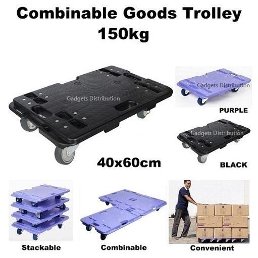 [1 Unit] 150kg 60*40cm 60 40cm Combinable Joinable Stackable Hand Goods ...