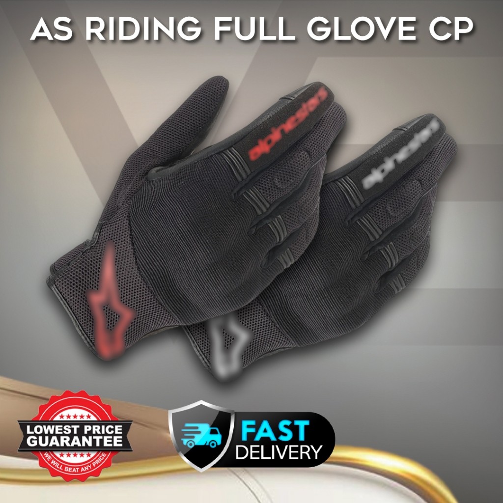 Alpinestar CP RIDING FULL GLOVE MOTORCYCLE UNISEX HAND GLOVE SARUNG ...