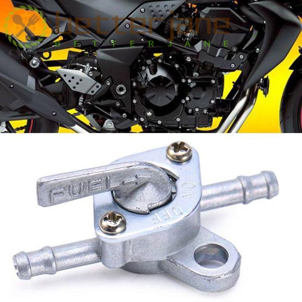 BETTER-JANE Petcock On- Switch, Inline 6mm Tank Valve, Replacement 1/4 ...