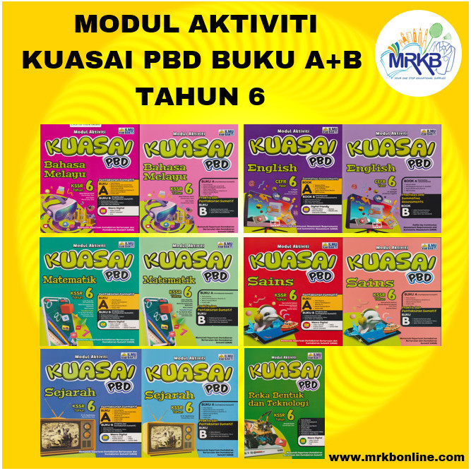 Modul Aktiviti Kuasai PBD KSSR Tahun 6 | Shopee Malaysia